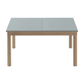 Mesa de centro Couple 2 Plain 80x84x40 cm - Pale blue-oak - Muuto