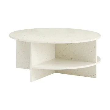 Mesa de centro Halves  - Blanco roto-terrazo, Ø85 cm - Muuto