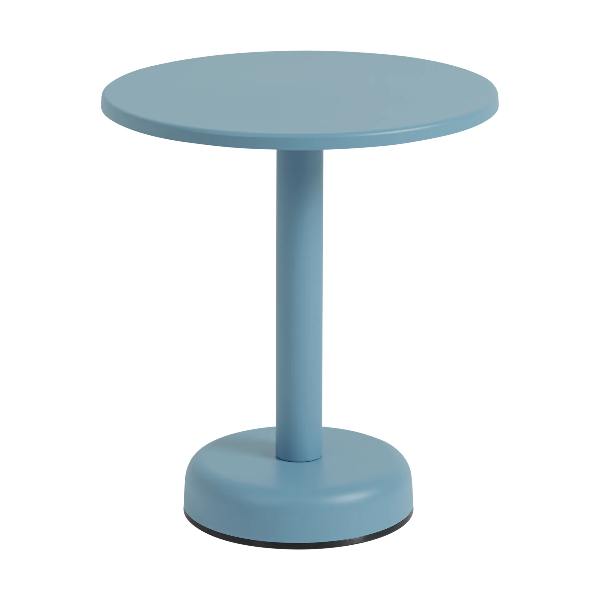 Mesa de centro Linear Steel, Azul pálido, Ø42 × 47 cm Muuto
