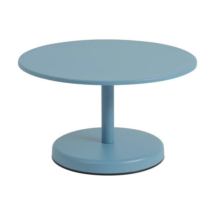 Mesa de centro Linear Steel - Azul pálido, Ø70 × 40 cm - Muuto
