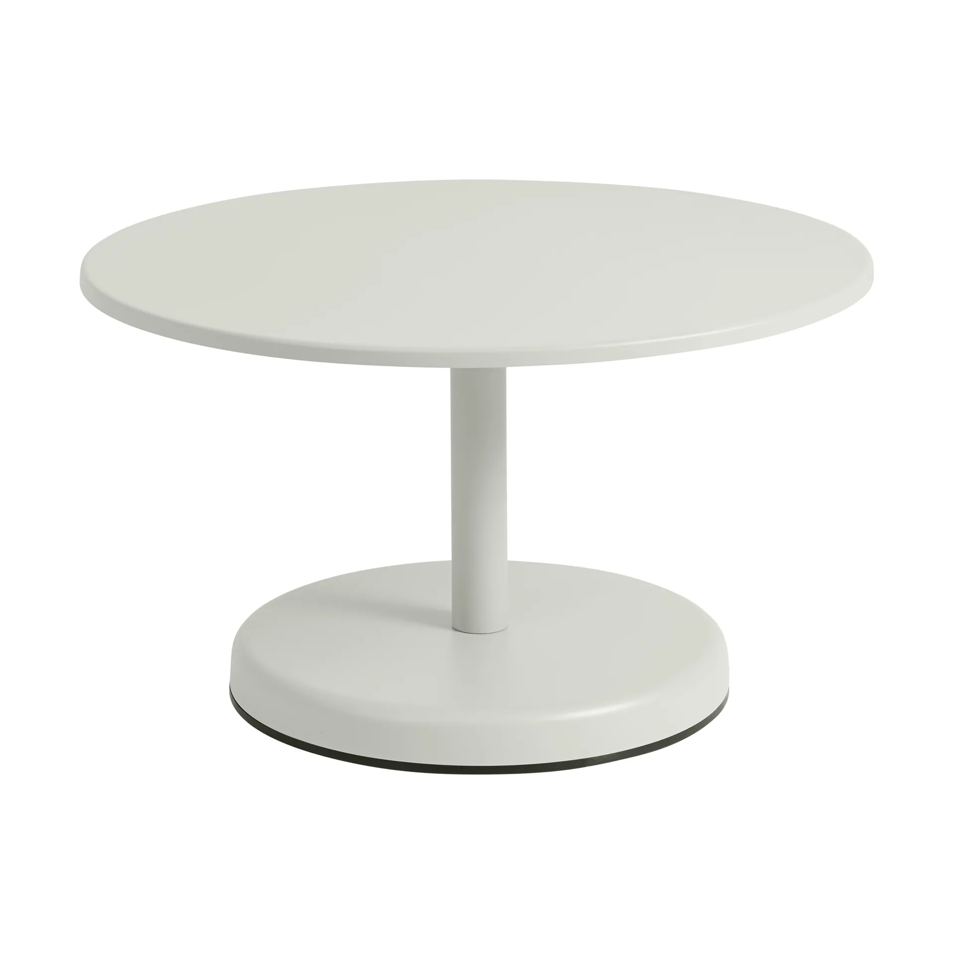 Mesa de centro Linear Steel, Gris, Ø70 × 40 cm Muuto