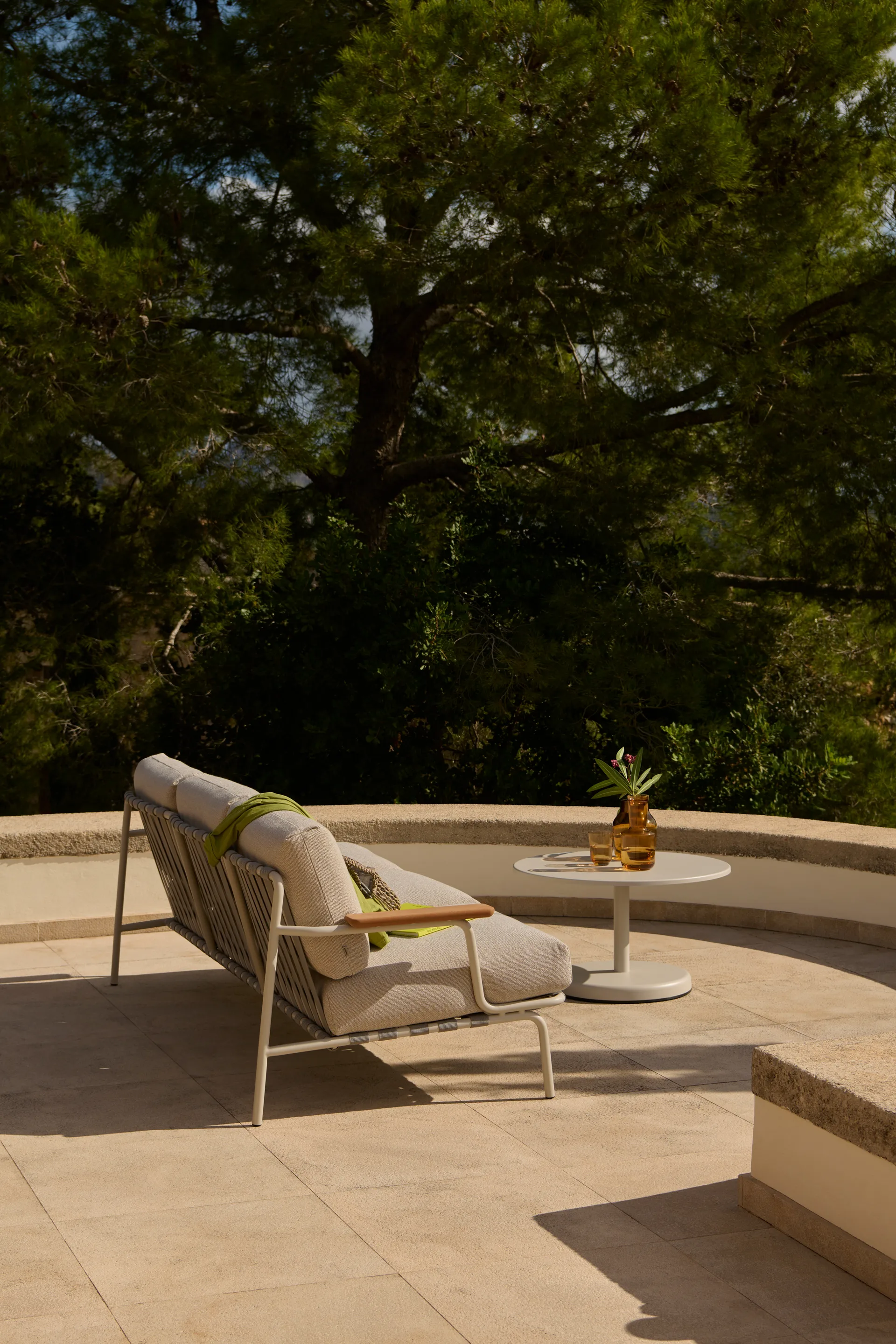 Mesa de centro Linear Steel, Gris, Ø70 × 40 cm Muuto