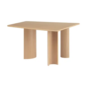 Mesa de comedor Re-norm - Chapa de roble lacada, 130x120 cm - Muuto