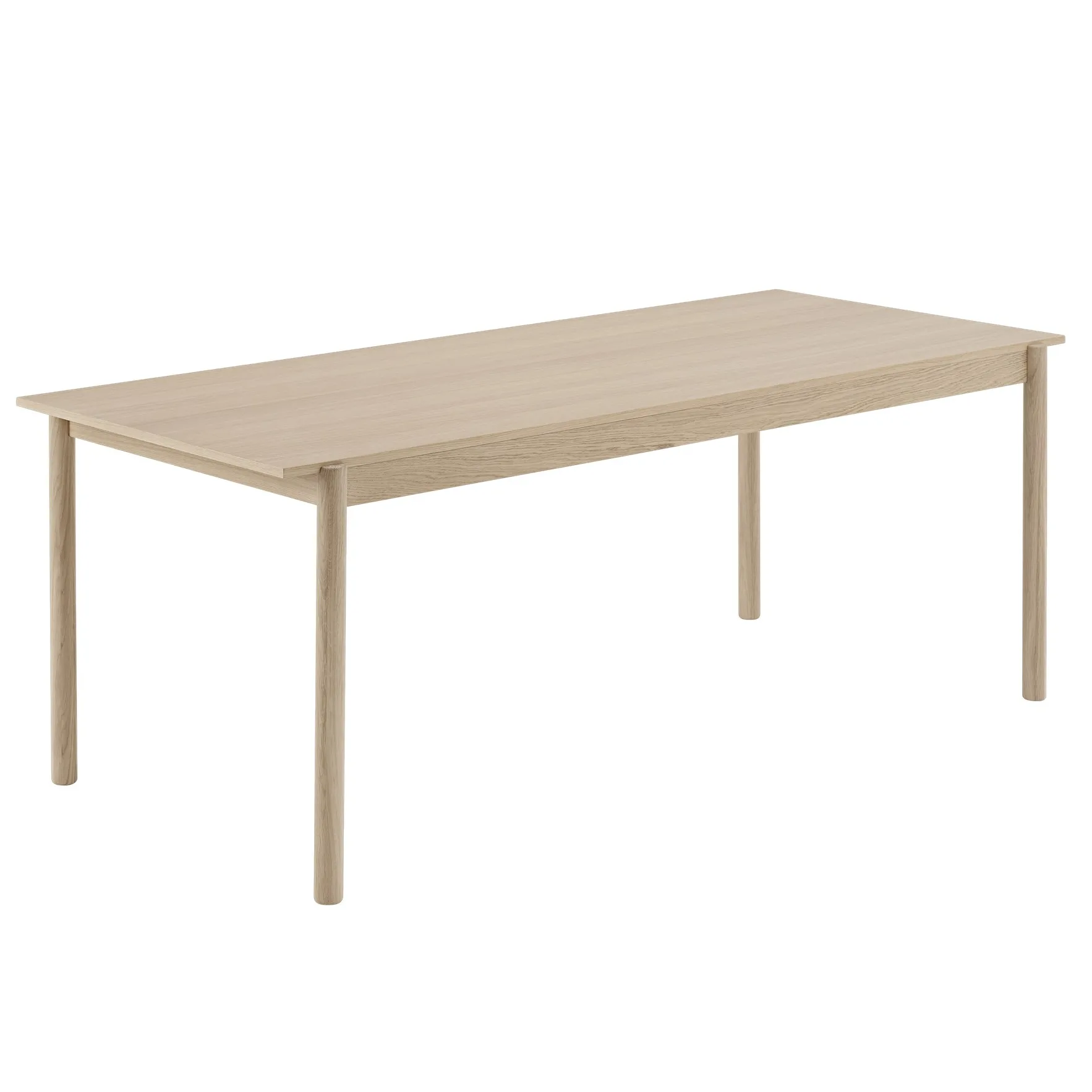 Mesa Linear, roble, 90 x 200 cm Muuto