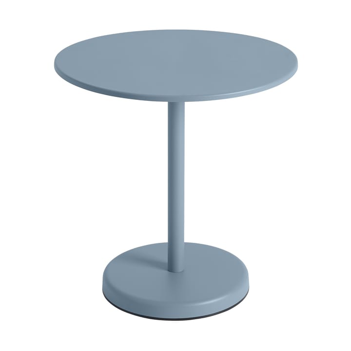 Mesa Linear steel café table V2 Ø70 cm Pale blue - undefined - Muuto