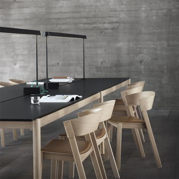 Mesa Linear System 142x240 cm - Black nanolaminate-Black-Oak - Muuto