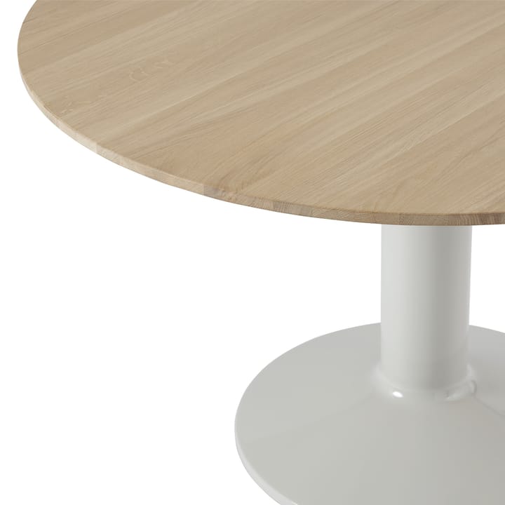 Mesa pedestal Midst Ø120 cm, Oiled Oak-Grey Muuto