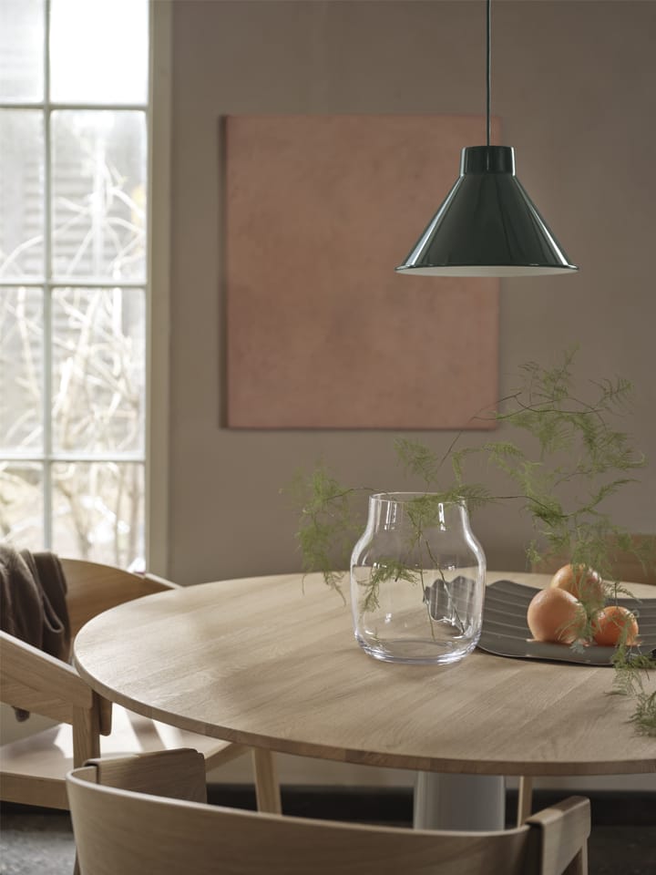 Mesa pedestal Midst Ø120 cm, Oiled Oak-Grey Muuto
