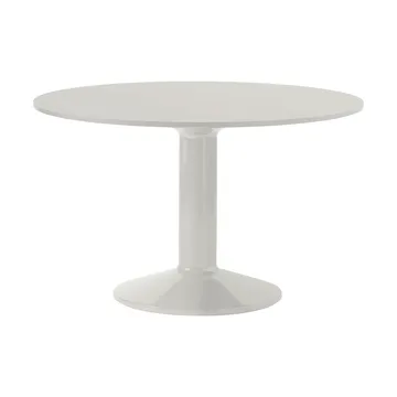 Mesa pedestal Midst - Grey linoleum-gris, Ø120 cm - Muuto