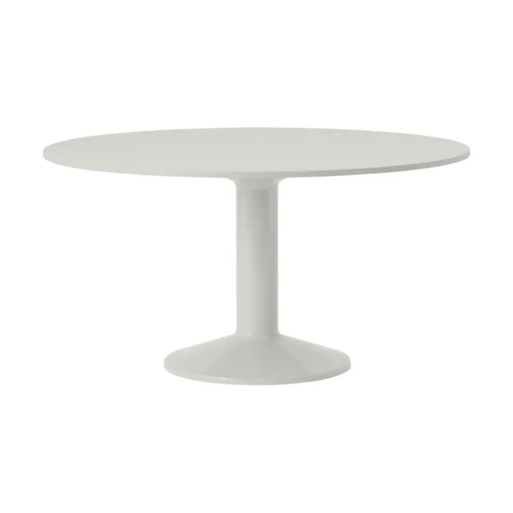 Mesa pedestal Midst - Grey linoleum-gris, Ø140 cm - Muuto