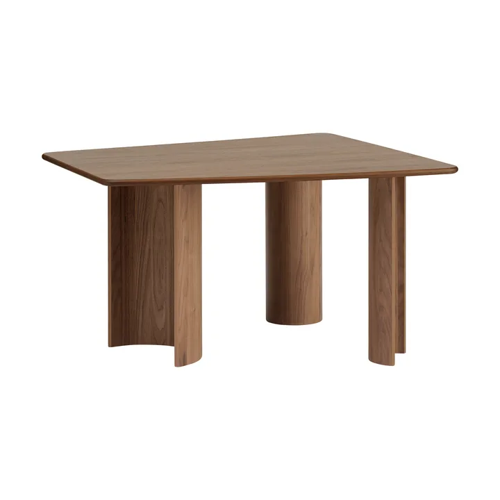Mesa Re-norm  - Chapado de nogal lacado, 130x120 cm - Muuto