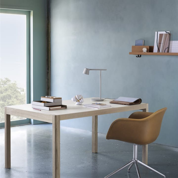 Mesa Workshop - Grey linoleum-Oak 140x92 cm - Muuto