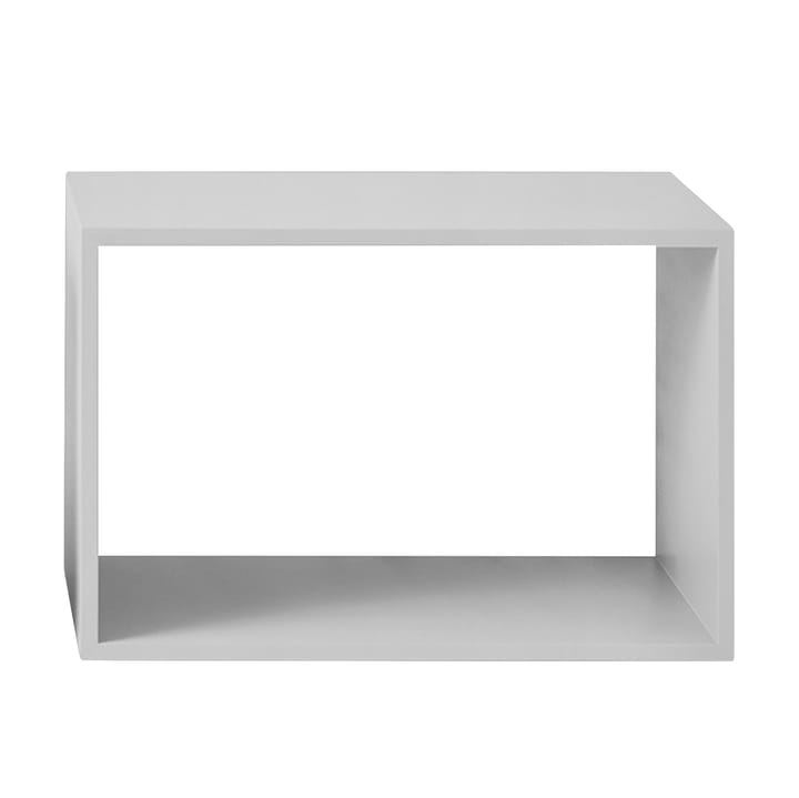 Módulo de estantería Stacked 2.0 abierto, large - gris claro - Muuto