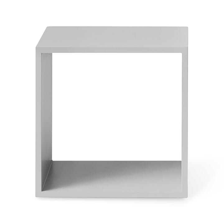 Módulo de estantería Stacked 2.0 abierto, mediano - gris claro - Muuto