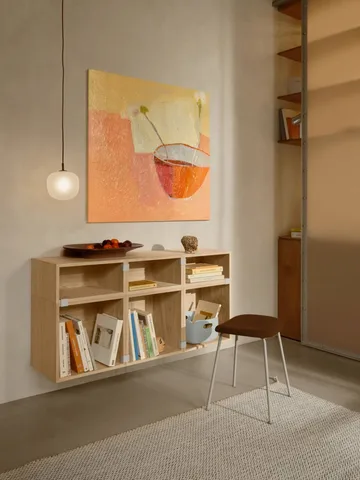Módulo de estantería Stacked 2.0 abierto, mediano - roble - Muuto