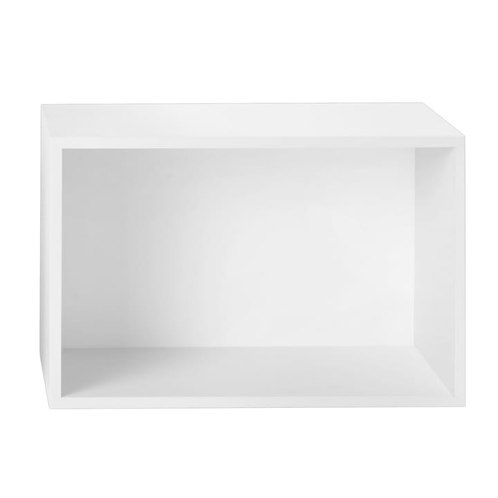 Módulo de estantería Stacked 2.0 con fondo, large - blanco - Muuto