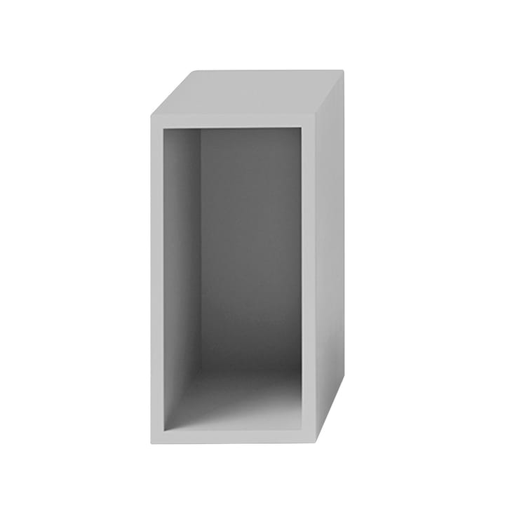 Módulo de estantería Stacked 2.0 con fondo, small - gris claro - Muuto