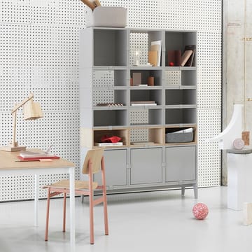 Módulo de estantería Stacked 2.0 con fondo, small - roble - Muuto