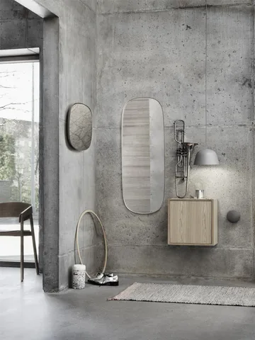 Módulo de estantería Stacked 2.0 con puerta, mediano - Roble - Muuto