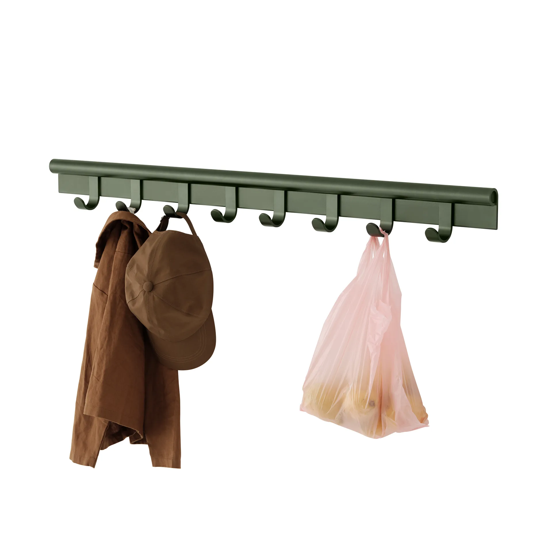Perchero Coil 100 cm, Dark green Muuto