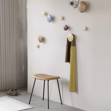 Perchero de pared The Dots, blanco - extra pequeño - Muuto
