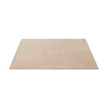 Relevo Rug Quattro alfombra de lana - Light rose, 170x240 cm - Muuto