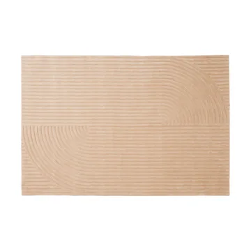 Relevo Rug Quattro alfombra de lana - Light rose, 200x300 cm - Muuto