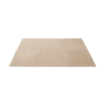 Relevo Rug Quattro alfombra de lana - Light rose, 200x300 cm - Muuto