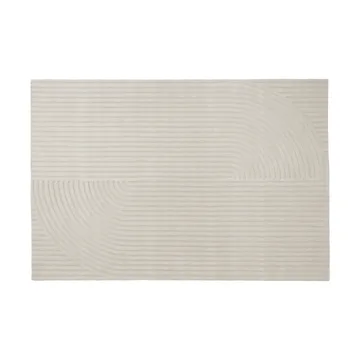 Relevo Rug Quattro alfombra de lana - Off white, 200x300 cm - Muuto