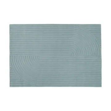 Relevo Rug Quattro alfombra de lana - Sage green, 170x240 cm - Muuto