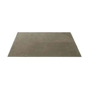 Relevo Rug Quattro alfombra de lana - Taupe, 170x240 cm - Muuto