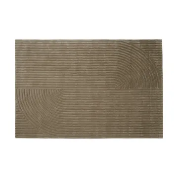 Relevo Rug Quattro alfombra de lana - Taupe, 200x300 cm - Muuto