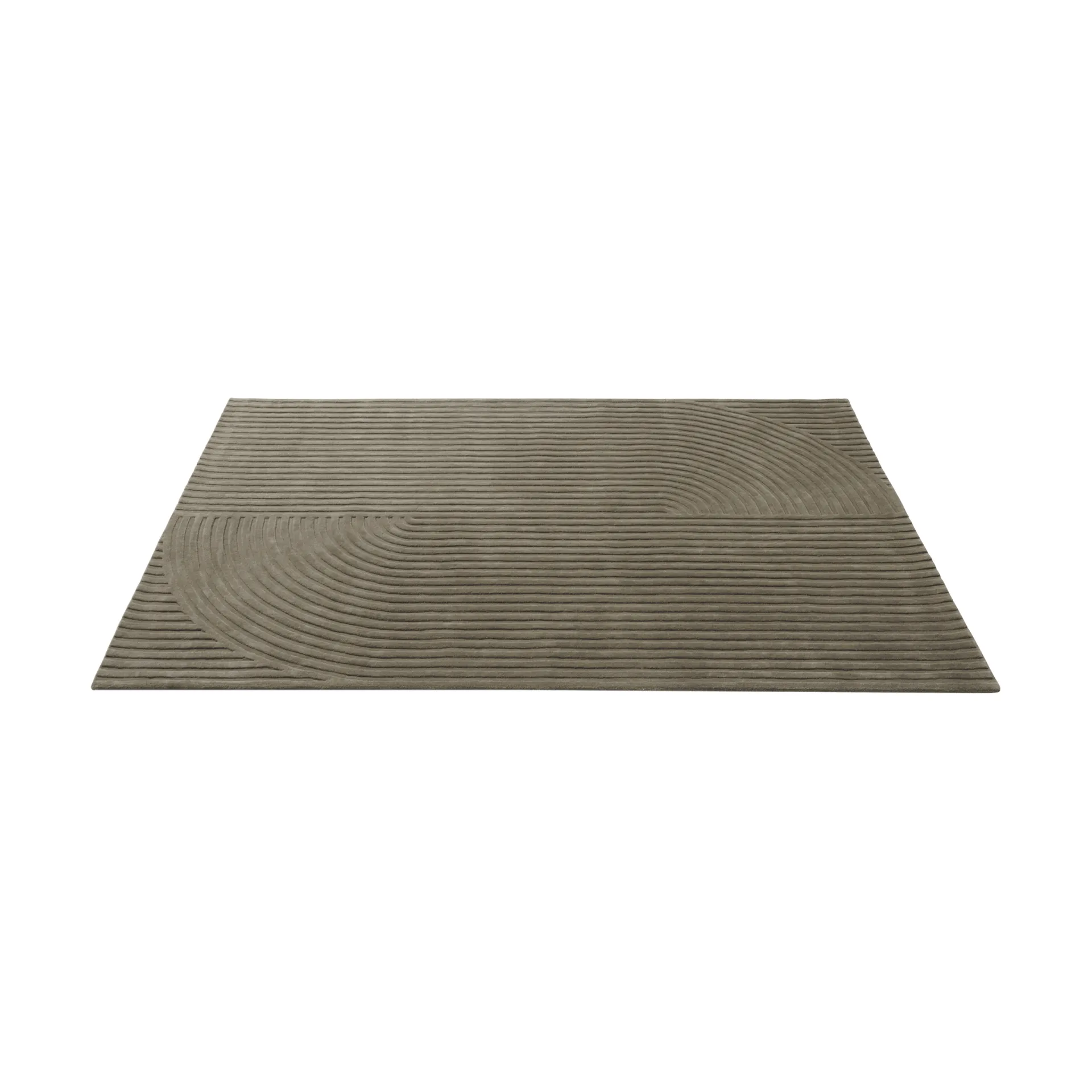 Relevo Rug Quattro alfombra de lana, Taupe, 200x300 cm Muuto