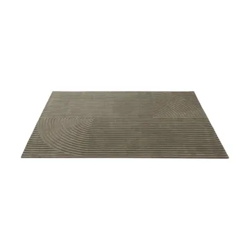 Relevo Rug Quattro alfombra de lana - Taupe, 200x300 cm - Muuto