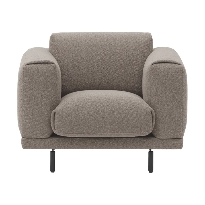 Rest Lounge Chair sillón lounge - Hearth 6-patas negras - Muuto