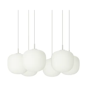 Rime Pendant Cluster 6 lámpara colgante - Blanco, Ø25 cm - Muuto