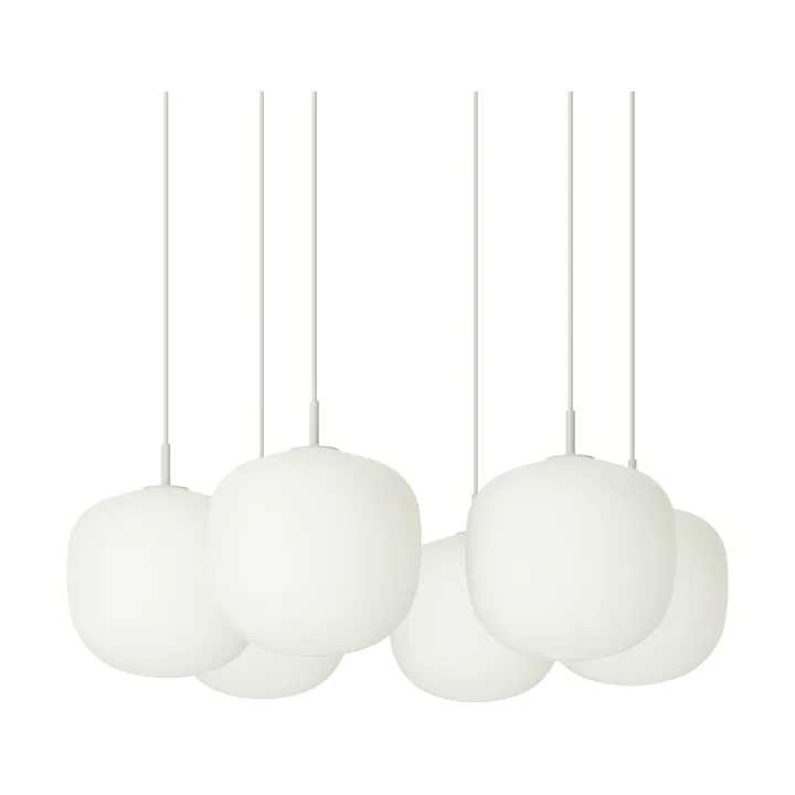 Rime Pendant Cluster 6 lámpara colgante - Gris, Ø25 cm - Muuto