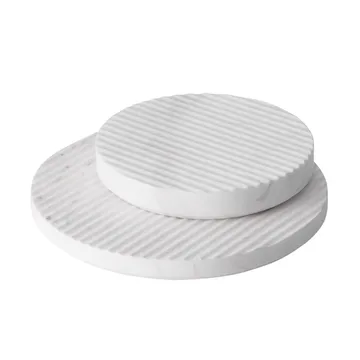 Salvamanteles Groove mármol - blanco pequeño - Muuto