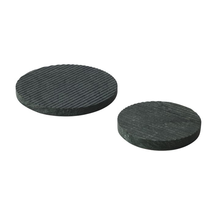 Salvamanteles Groove mármol, verde pequeño Muuto