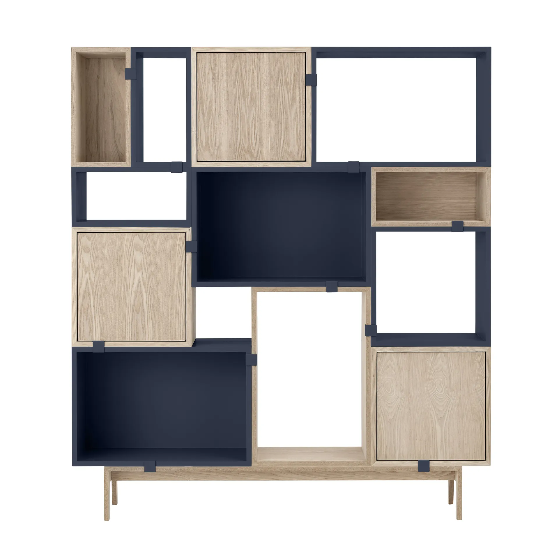 Set de 5 clips Stacked 2.0, azul de medianoche Muuto