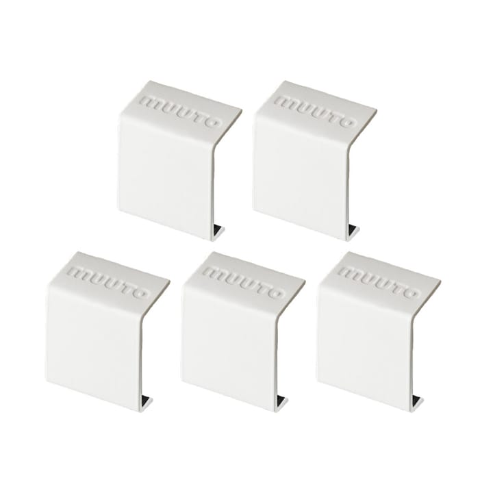 Set de 5 clips Stacked 2.0, blanco Muuto