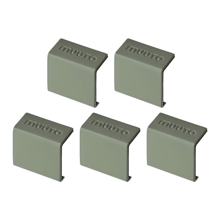 Set de 5 clips Stacked 2.0 - verde - Muuto