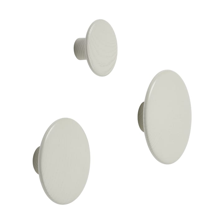 Set de 5 colgadores The dots - Off White - Muuto