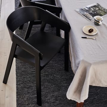 Silla con reposabrazos Cover - negro - Muuto