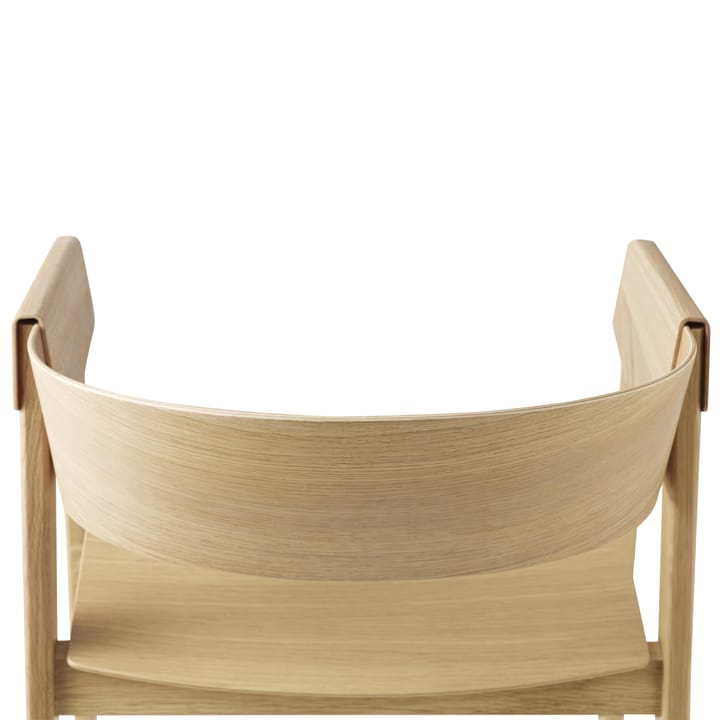 Silla con reposabrazos Cover, roble Muuto