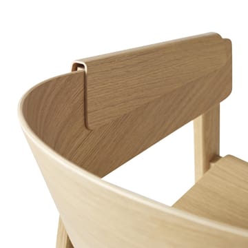 Silla con reposabrazos Cover - roble - Muuto