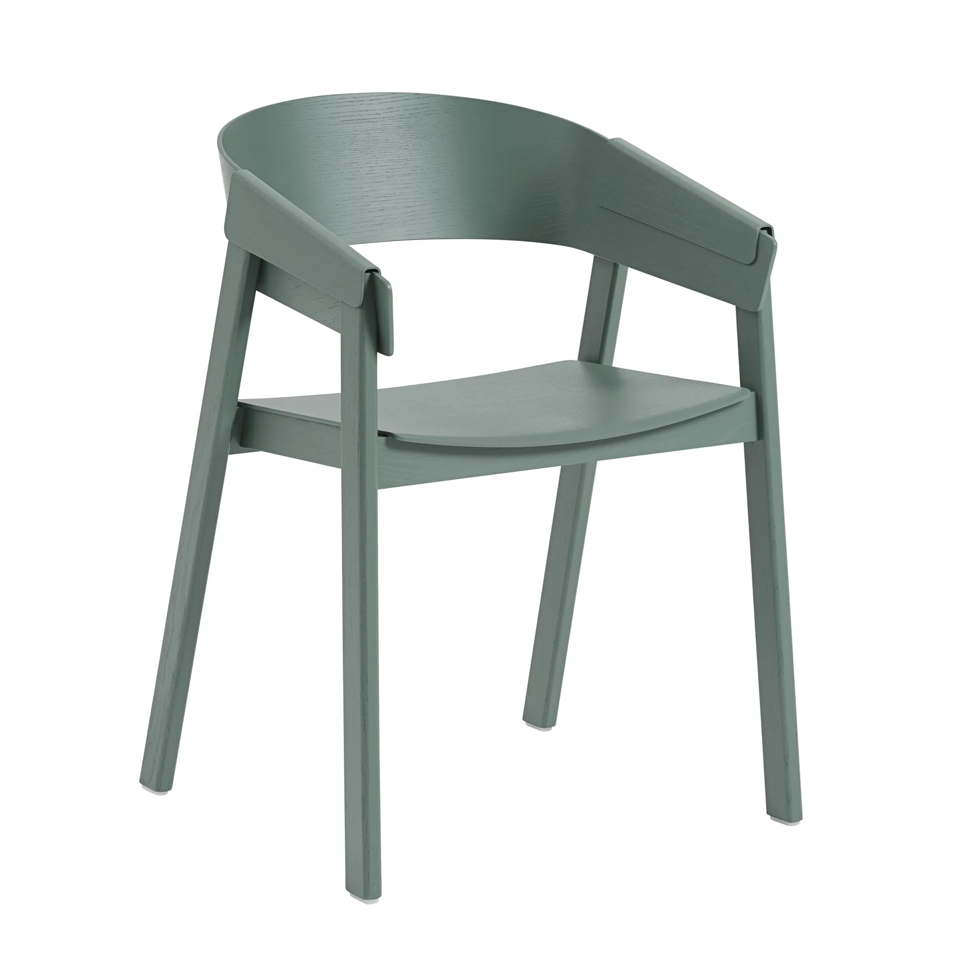 Silla con reposabrazos Cover, verde Muuto