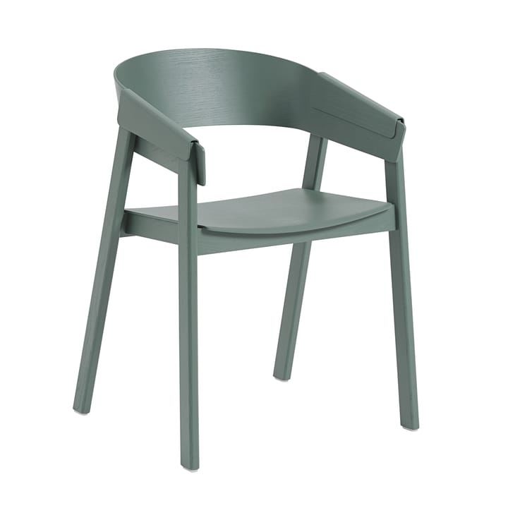 Silla con reposabrazos Cover - verde - Muuto