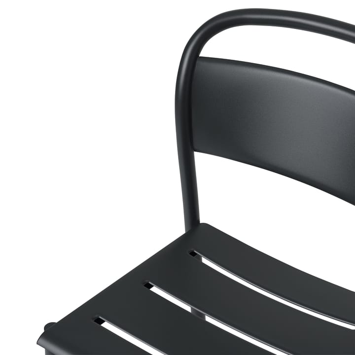 Silla de acero Linear steel side chair, Black Muuto