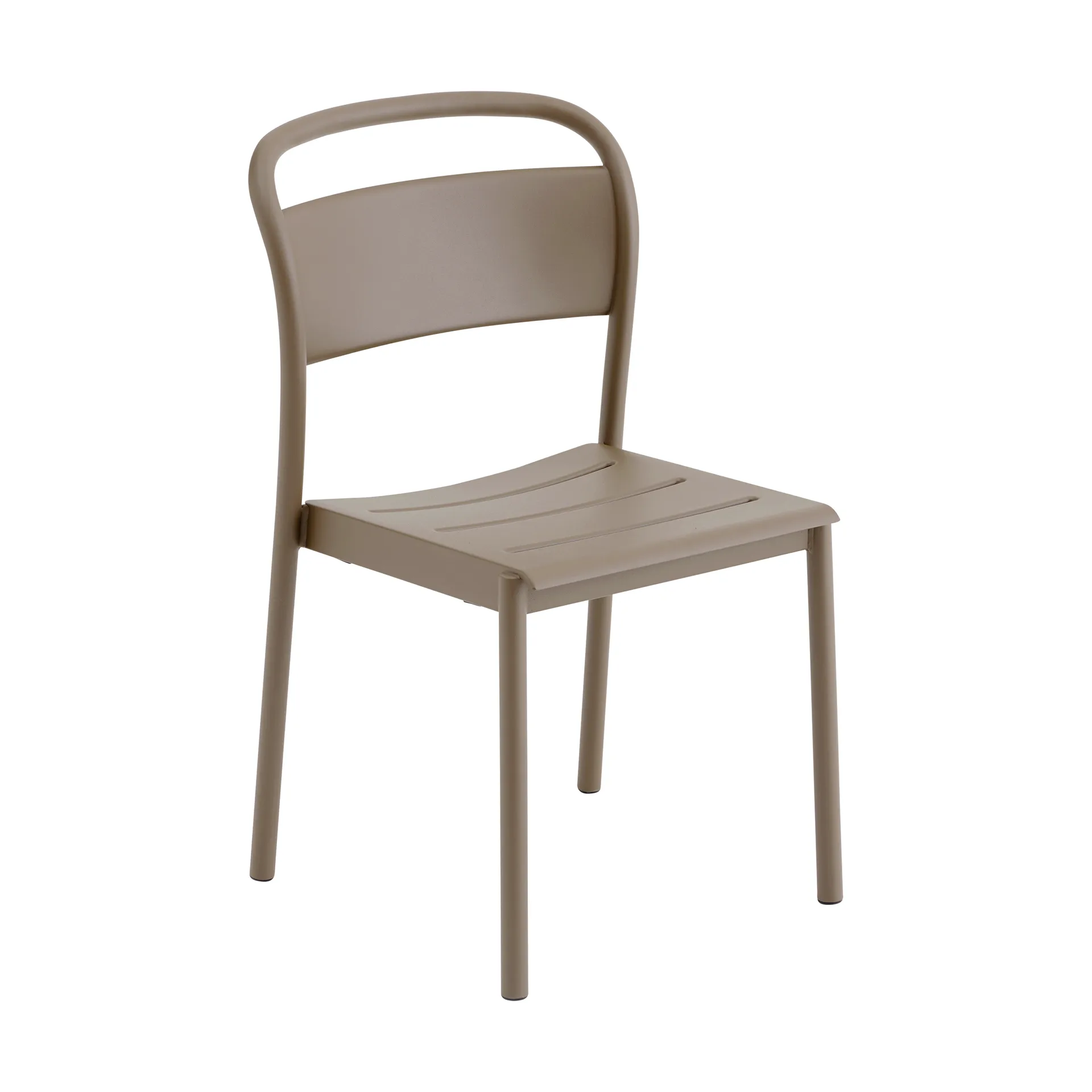 Silla de acero Linear steel side chair, Topo Muuto